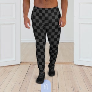 Pantaloni della tuta da uomo/motivo a scacchi/pantaloni lounge/loungewear/unisex/joggers