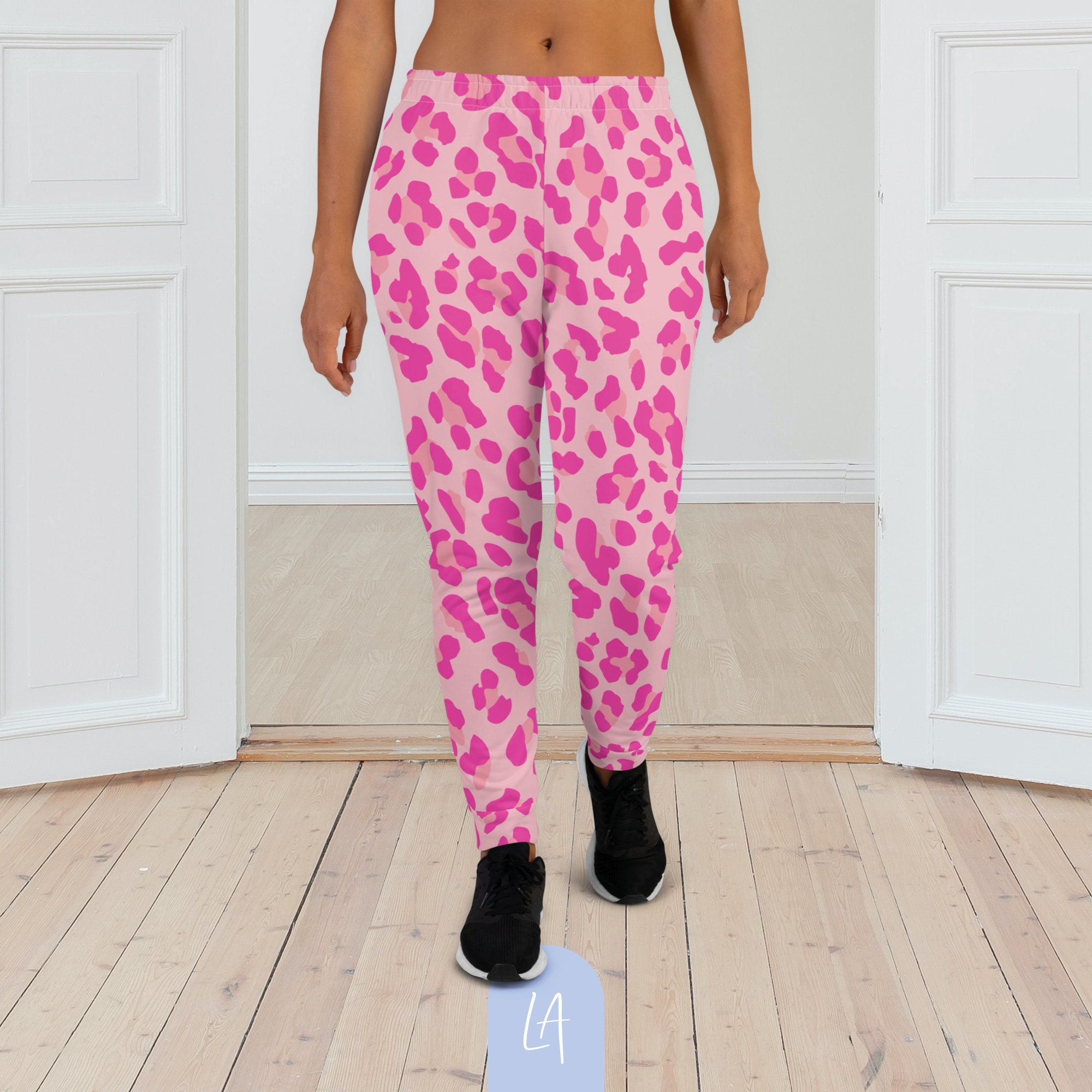 Leopard print shop sweatpants