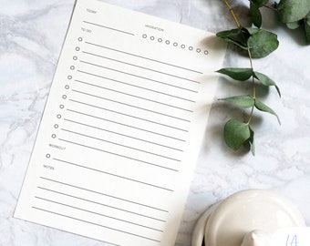 Today planner | Digital planner | Digital planner iPad | digital planner undated | digital planner pdf | digital planner printable | minimal