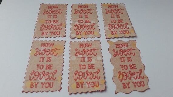 Die Cut Embellishments Scrapbook Scrapbooking Die Cuts Etsy