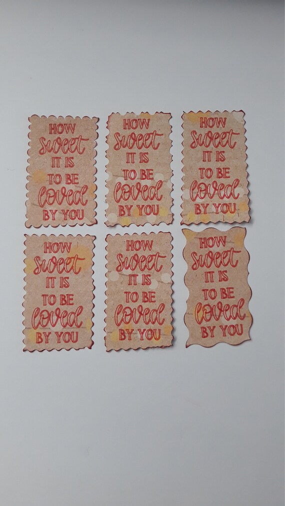 Die Cut Embellishments Scrapbook Scrapbooking Die Cuts Etsy
