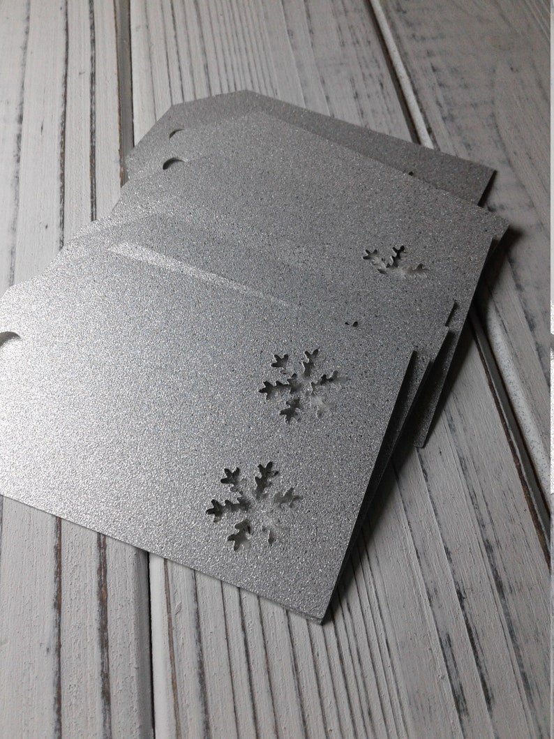Die Cut Tags Christmas Gift Tags Snowflake Silver Die Cuts Glitter Gift Tags Glitter Place Cards Scrapbooking Die Cuts Paper Party Supplies Gift Wrapping Colonialgolfhart Com