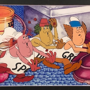 Animation Production Cel - Carpet Bugs - Original - One Of A Kind - 1980&#39;s - Filmed To Make Classic Commercial