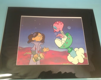 Animation Cel Outer Space Martian 2 Configuration CEL - Tang -1970's Cadeau bonus gratuit - Walt Disney - Disney Animation - Disney Collectible