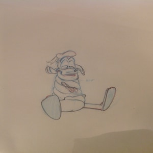 DONALD DUCK ANIMATION Production Drawing - 1980&#39;s , Disney Animation, Walt Disney, Disney Collectible