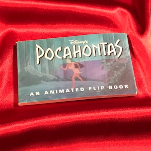 Vintage Flip Book “ Pocahontas “  Vintage Animation Collectible - Animation Book