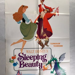 Póster original de la película estadounidense &quot;La Bella Durmiente&quot;, reedición original de 1970. Excelente estado.