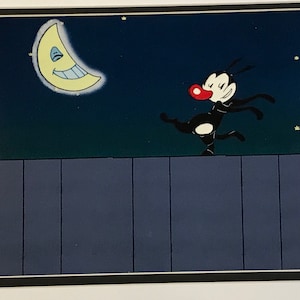 Disney Animation Production Cel - “It’s The Cat “ with Matching Drawing - 1999