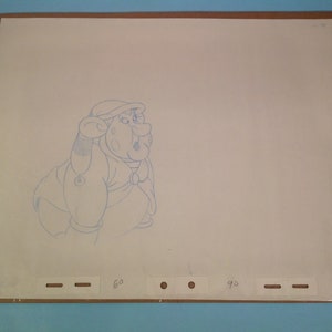Animation Production Drawing - Bluth Feature &quot; Troll In Central Park &quot; 1990er Walt Disney - Animation Cel