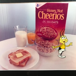 Animation Production Cel plus Drawing - Honeynut Cheerios - 1980