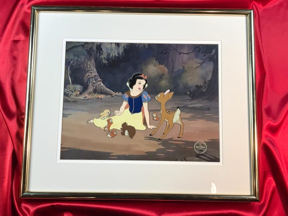 ウォルト・ディズニー・アニメーション・セル画「白雪姫と森の動物たち