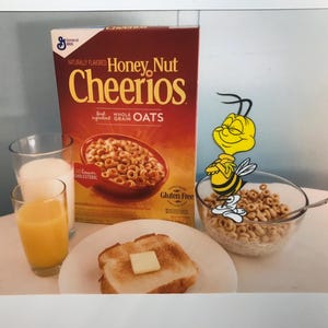 Animation Production Cel - Honey Nut Cheerios Bee - 1980
