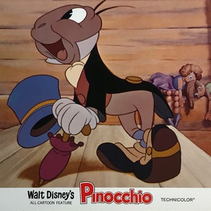 Vintage “ Pinocchio“  Original Vintage Theatrical Lobby Card