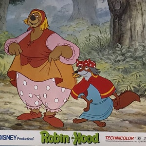 Vintage Robin Hood Original Version Vintage Theaterlobby Karte - 1973 Mint Cond.