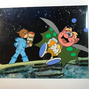 Animation Production Cel - Outerspace Tang Breakfast Drink Commercial Cel -1970’s