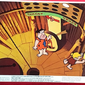 Vintage Animated Movie “ Man Called Flintstone “ color Movie Lobby Still -1966 Original