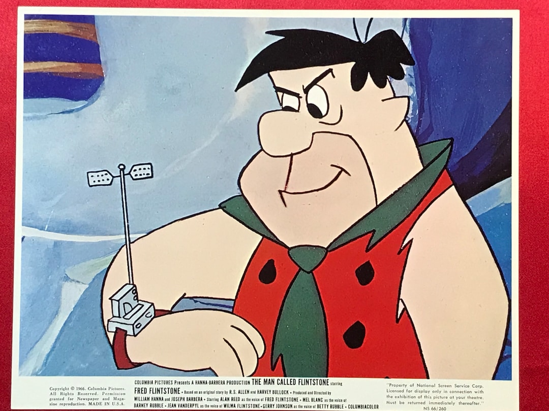 Vintage Animated Movie “ Man Called Flintstone “ Color Movie Lobby ...