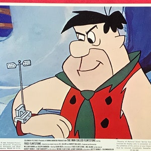 Vintage Animated Movie “ Man Called Flintstone “ color Movie Lobby Still -1966 Original