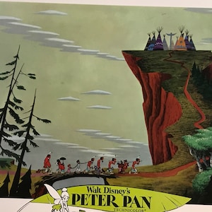 Vintage Peter Pan Original Vintage Theater Lobby Karte - 1970er Jahre