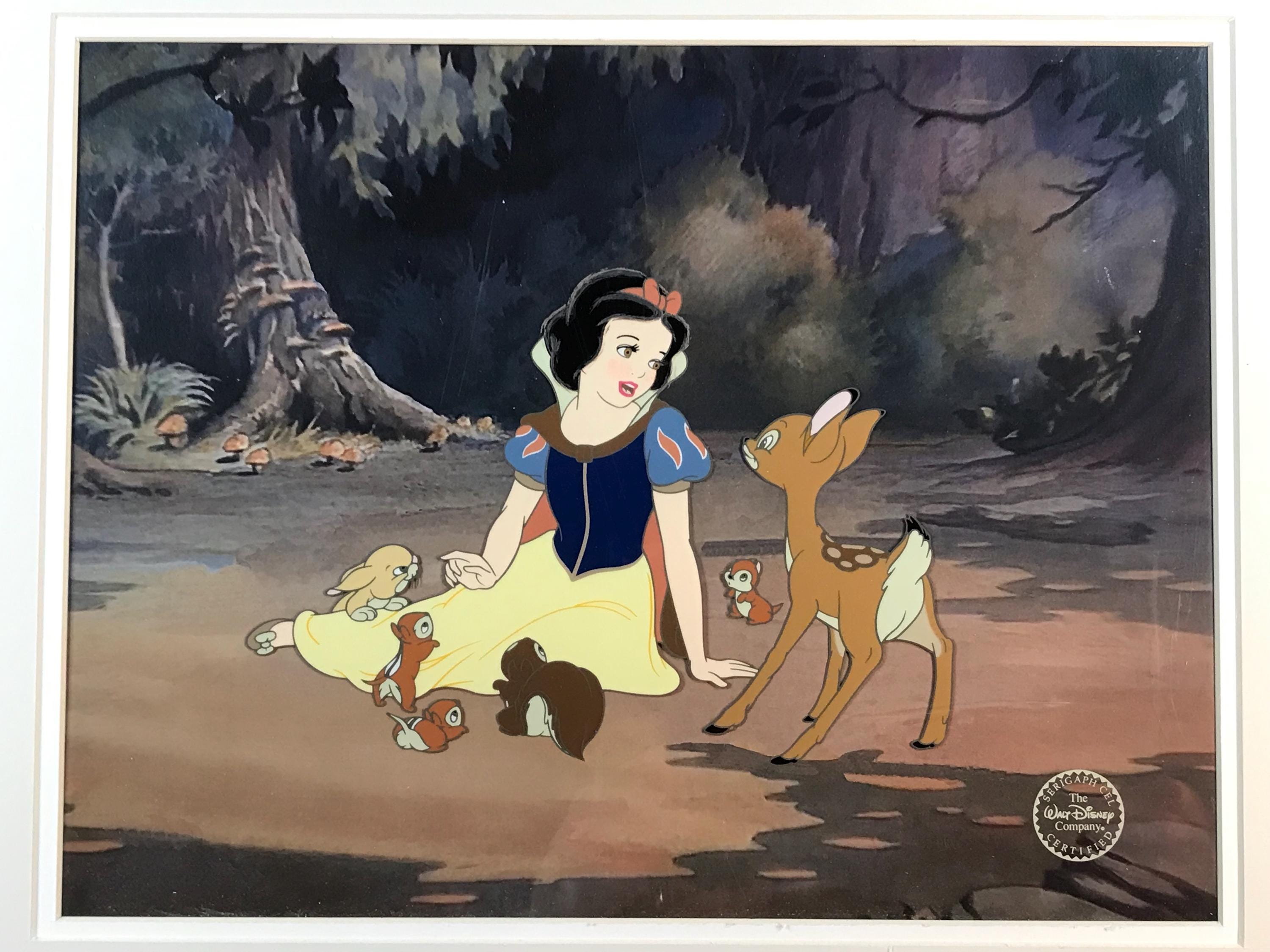 ウォルト・ディズニー・アニメーション・セル画「白雪姫と森の動物たち