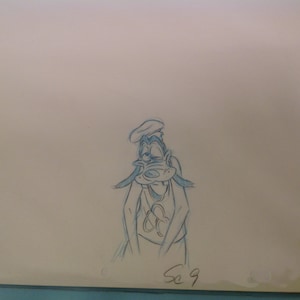 DISNEY GOOFY Production Drawing - Walt Disney Animation - Disney Drawing - Disney Animation - Disney Collectible