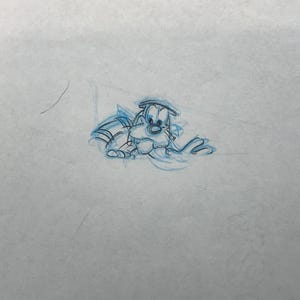 Vintage Animation Production 4 Drawings - Goofy - 1980’s