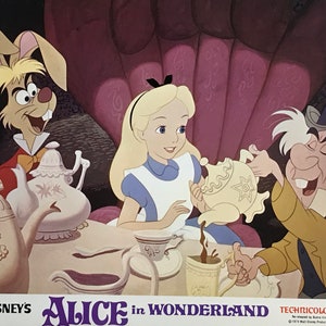 Vintage Alice in Wonderland Original Vintage Theatrical Lobby Card - 1970’s