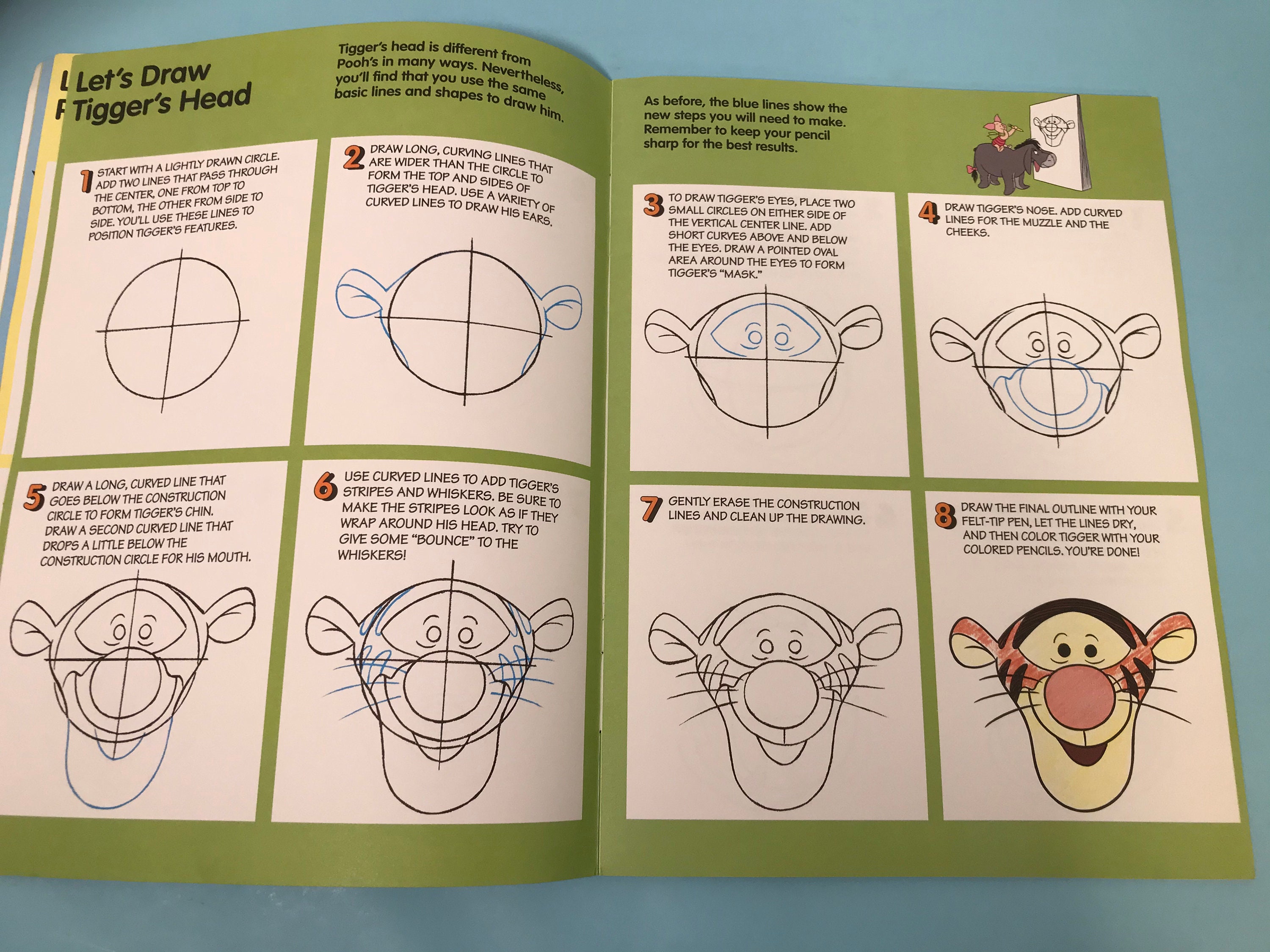 How To Draw Tigger Step By Step