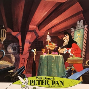 Vintage Peter Pan originele vintage theatrale lobbykaart - jaren 70
