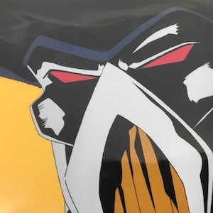 Animation Cel Vintage Animation Production Cel of a Villian from the Animated Series GI Joe Extreme 1990’s