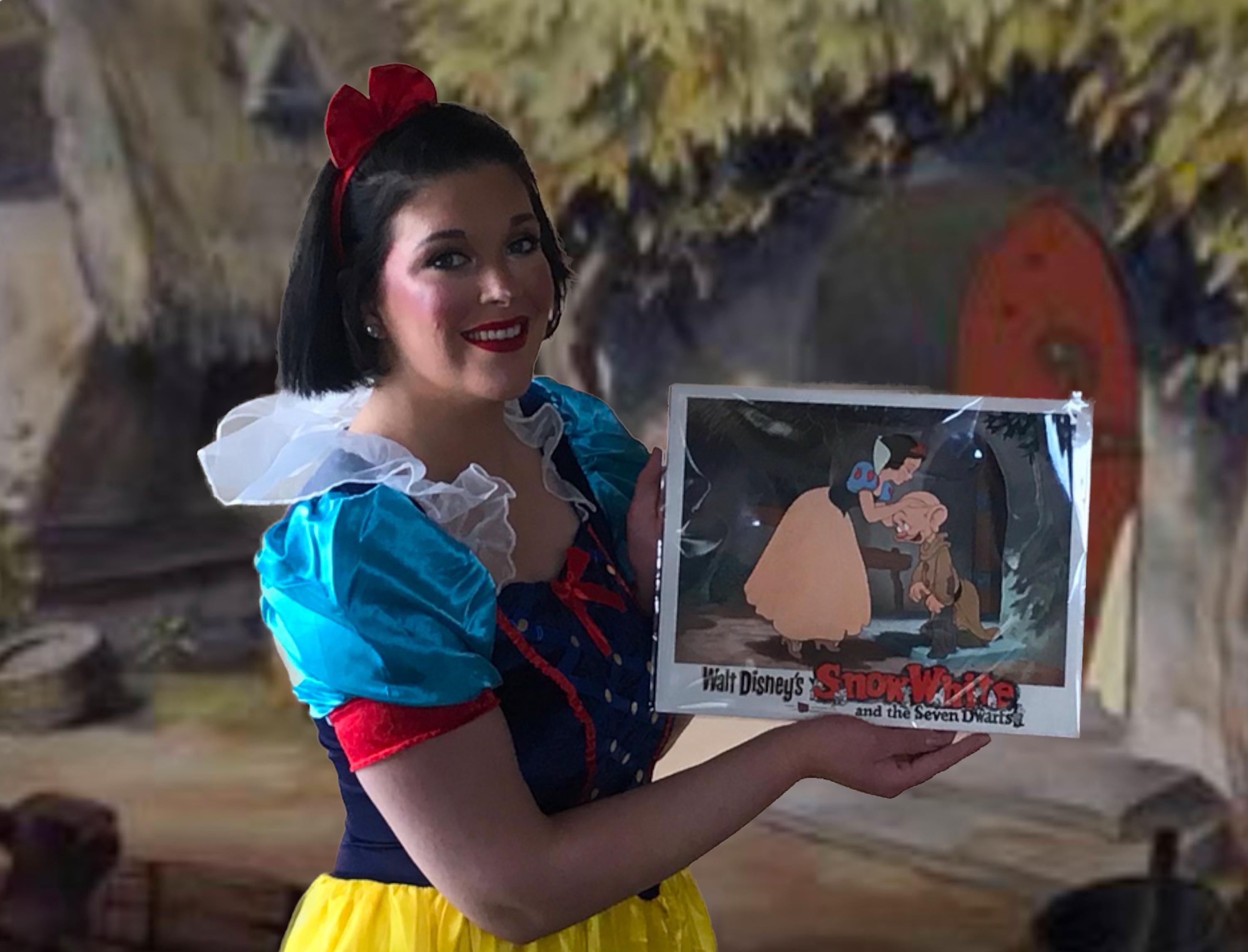 ディズニー 白雪姫 ドーピー セル画 Let me see your hands