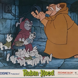 Vintage Robin Hood Original Version Vintage Theaterlobby Karte - 1973 Mint Cond.