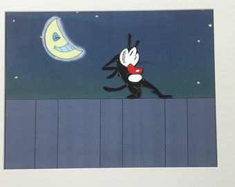 Disney Animation Production Cel - “It’s The Cat “ with Matching Drawing - 1999