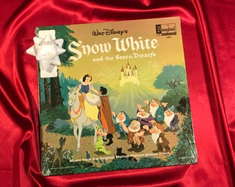 Vintage “ Snow White “ LP Vinyl Record Set RARE Complete Motion Picture Soundtrack - 1960’s  New Unopened Sealed