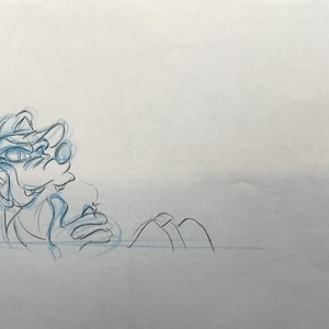 Vintage Animation Production 4 Drawings - Goofy - 1980’s