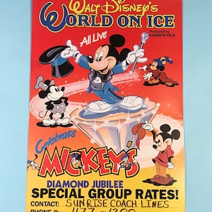 Vintage Poster - World On Ice - Original 1970’s Poster