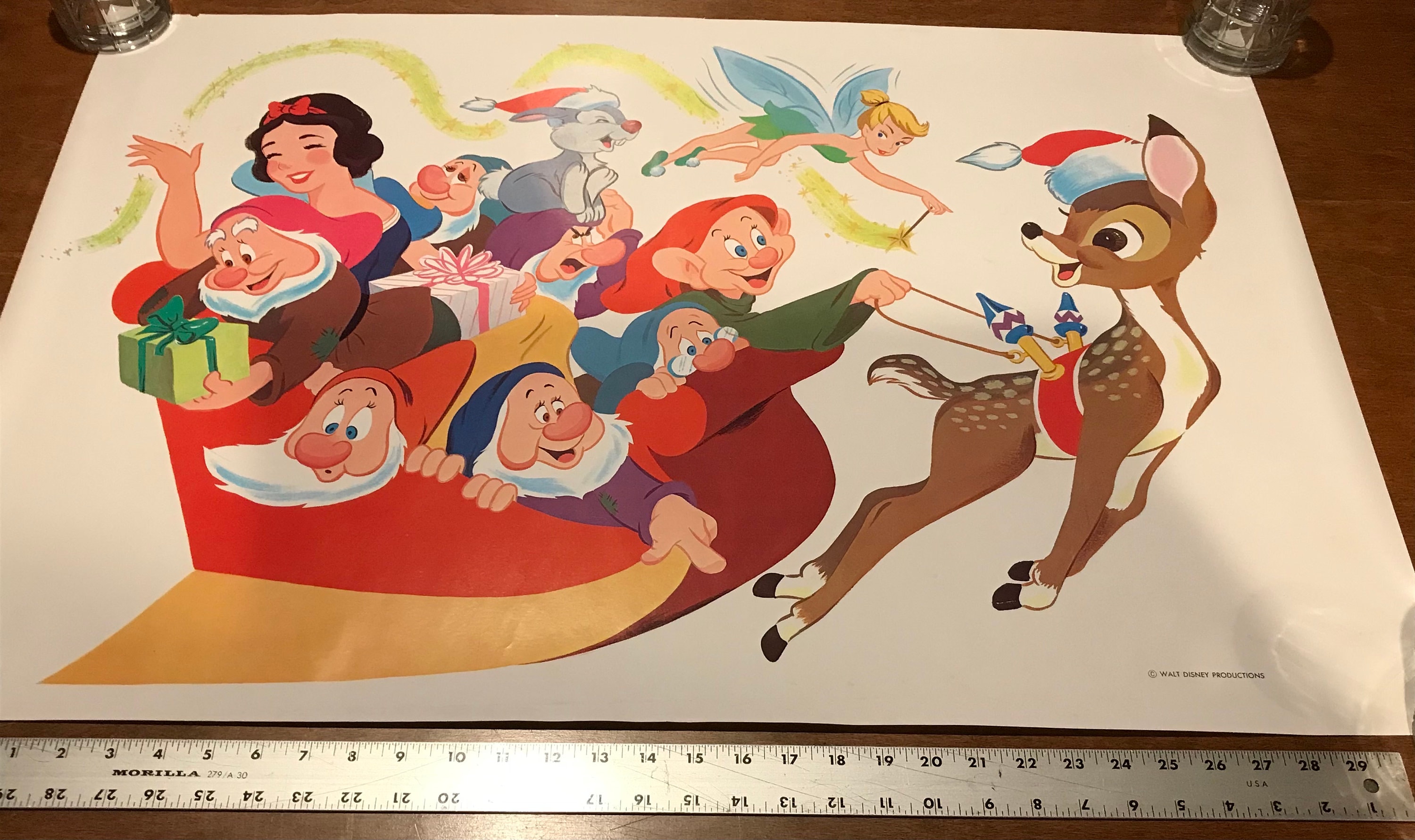 ヴィンテージ ウォルト ディズニー ホリデー ポスター - 1960