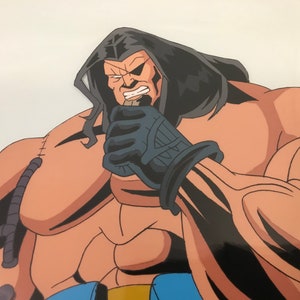 Animation Cel vintage Animation Production Cel d’un Villian GI Joe Extreme 1990&#39;s Disney Animation - Walt Disney - Disney Collectible