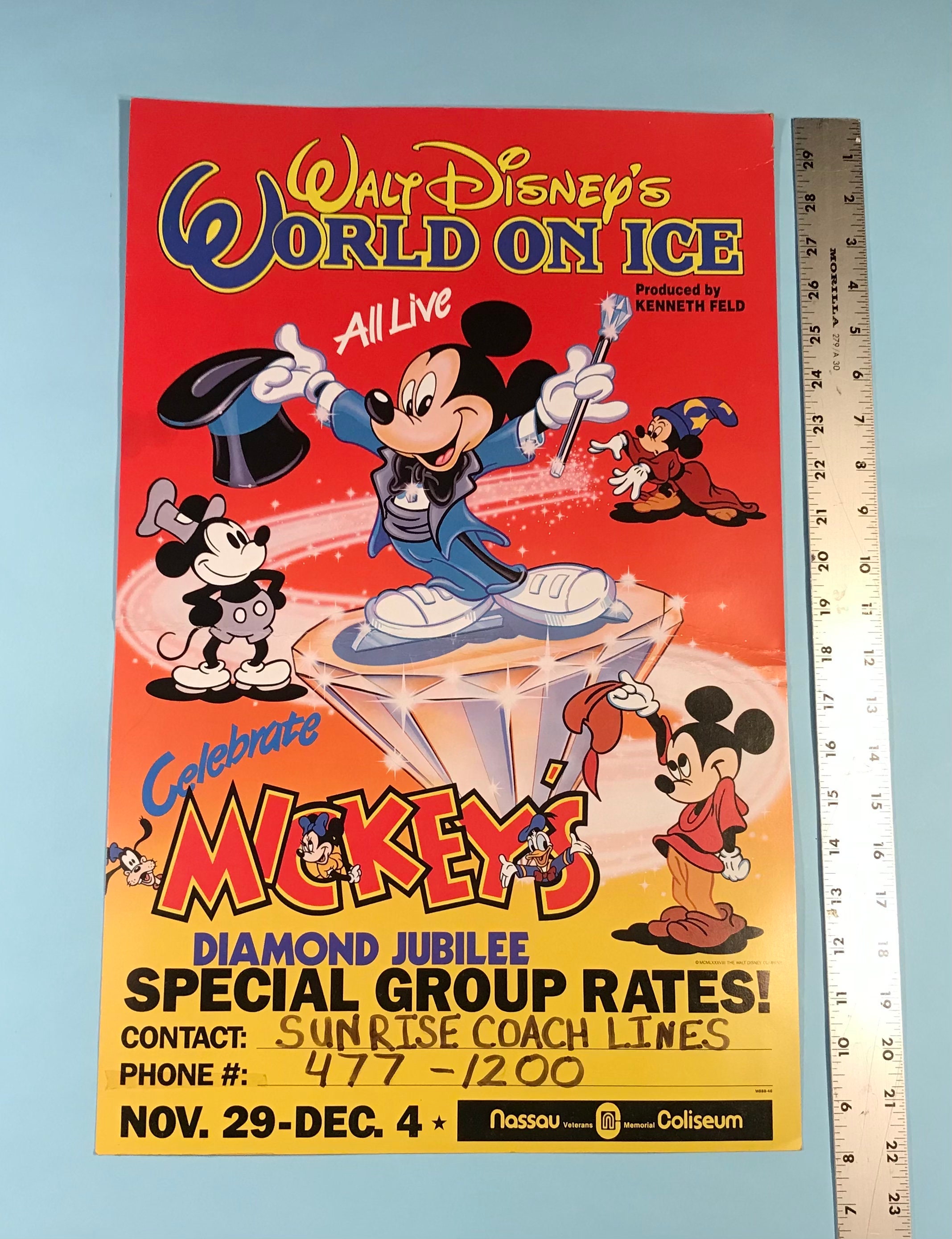 Vintage Poster - World on Ice - Original 1970's Poster - Etsy