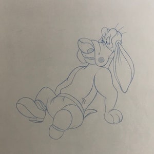 Animation Production Drawing - Don Bluth&#39;s “ Rockadoodle “ -1990&#39;s Disney Collectible, Disney Animation