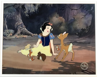 671 Walt Disney セリグラフセル画 ミッキー&ミニー ヴィンテージ ミッキー＆ミニーマウス セル画、勇敢な小さな仕立て屋