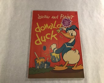 ヴィンテージ 1937 ウォルト ディズニーのドナルド ダック ペイント