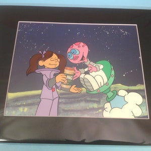 Animation Production 2 Cel Setup - Tang - 1980’s - with Free Bonus Animation Art- Walt Disney - Disney Animation - Disney Cels