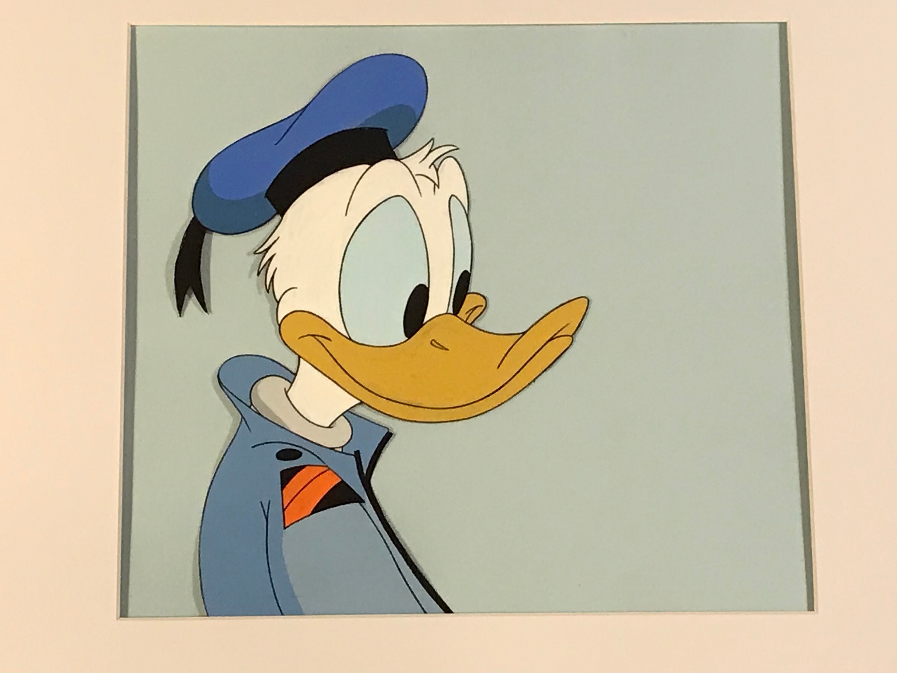 ディズニー セル画 ドナルドダック ヴィンテージプロダクションセル画 DISNEY (ディズニー) ドナルドダック セル画 Here's Donald