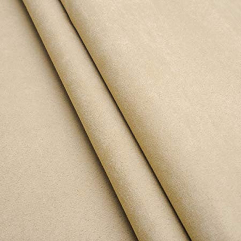 Ultrasuede Microfiber Fabric by the Yard Beige Etsy