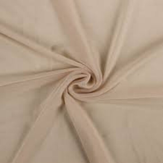 Nude Power Mesh Fabric by the Yard
