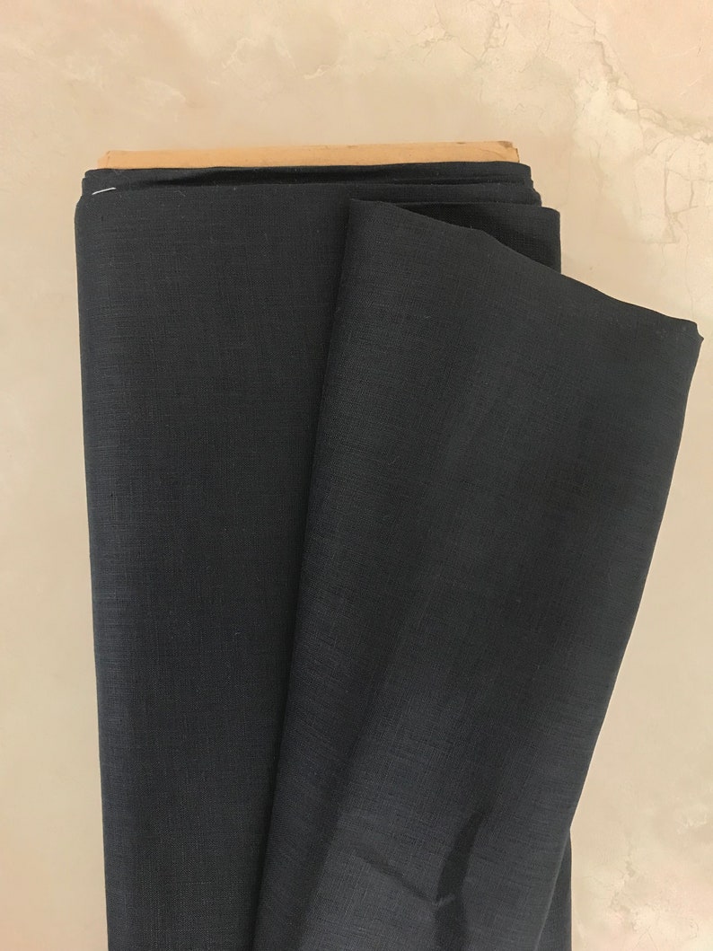 Black Handkerchief Linen Made in Italy top Quality by the | Etsy