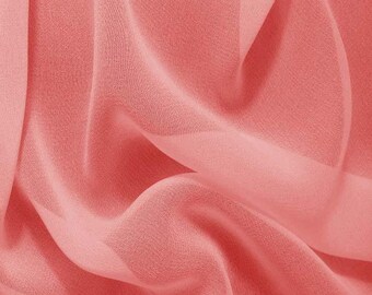 dusty rose chiffon shawl
