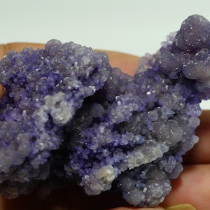 natural indonesian grape chalcedony specimen