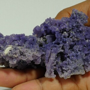 natural indonesian grape chalcedony specimen